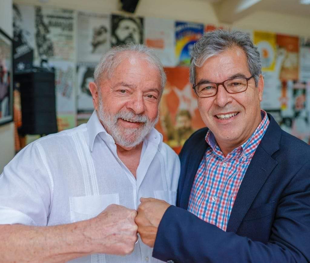 Jorge Viana tem encontro com Lula e diz: “Que os bons tempos vividos possam retornar”
